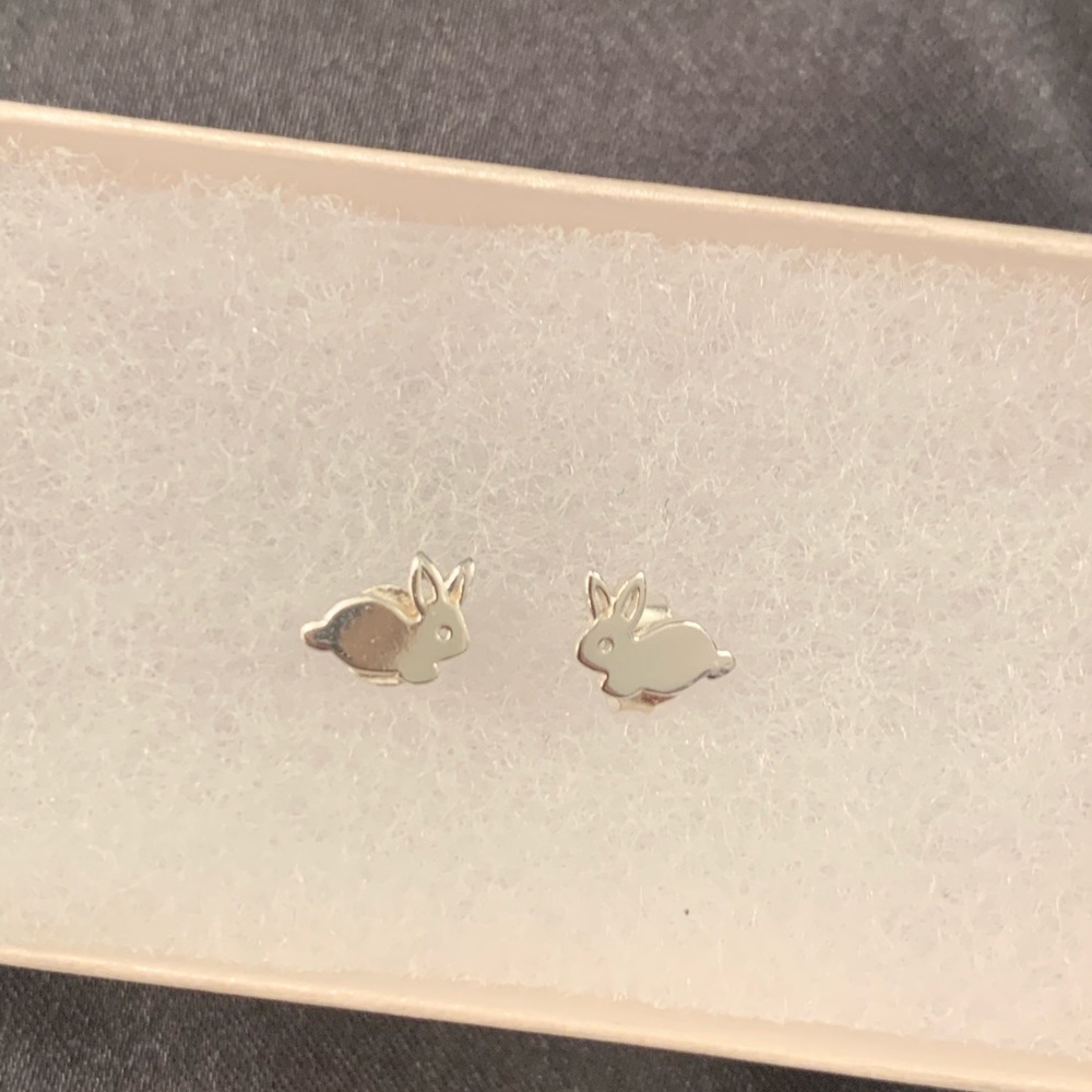 🐰Sterling Silver Bunny Stud Earrings🐰